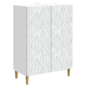 Servírovací skříň Bílá 66 x 34,5 x 90 cm Kompozitní dřevo