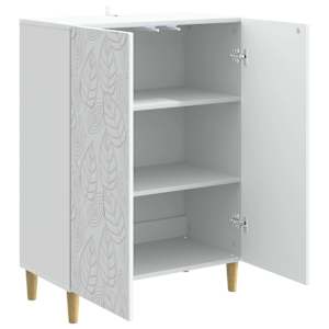 Servírovací skříň Bílá 66 x 34,5 x 90 cm Kompozitní dřevo - obrázek 2