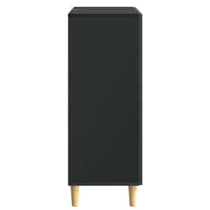 Servírovací skříň Černá 66 x 34,5 x 90 cm Kompozitní dřevo - obrázek 4