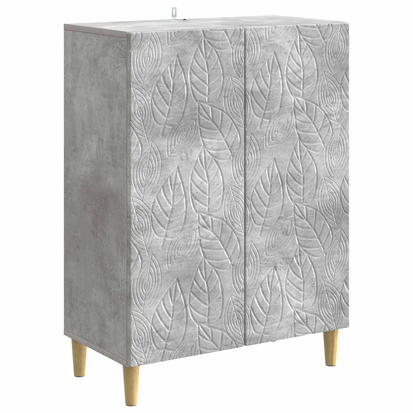 vidaXL Bufet Gri Beton 66 x 34,5 x 90 cm Lemn prelucrat