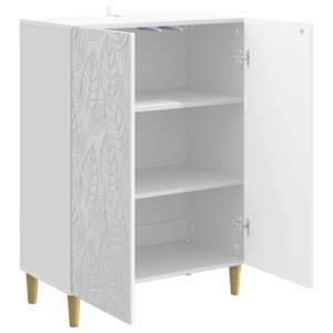 Servírovací skříň Bílá s vysokým leskem 66 x 34,5 x 90 cm - obrázek 2