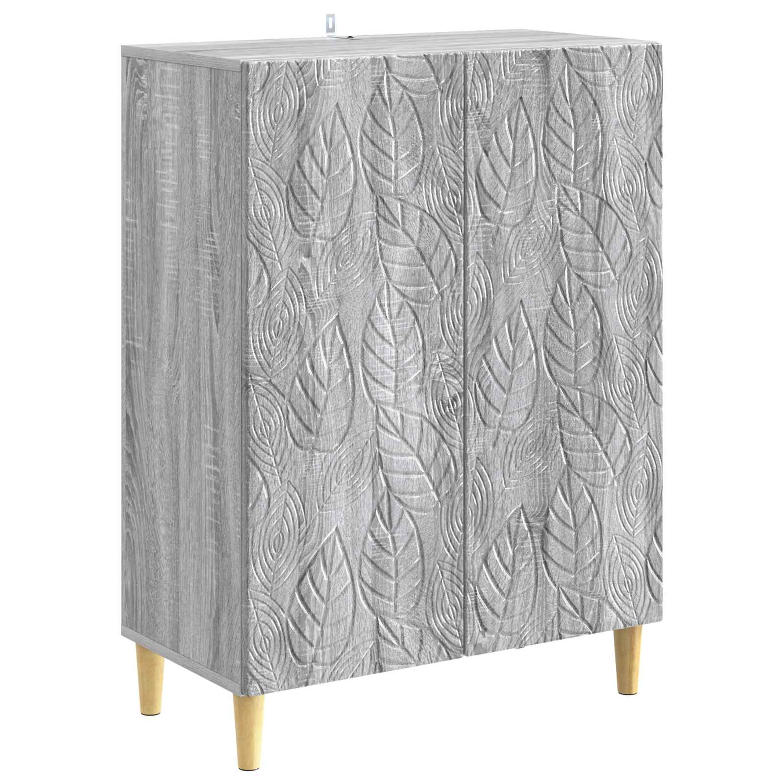 vidaXL Bufet Sonoma gri 66 x 34,5 x 90 cm Lemn prelucrat