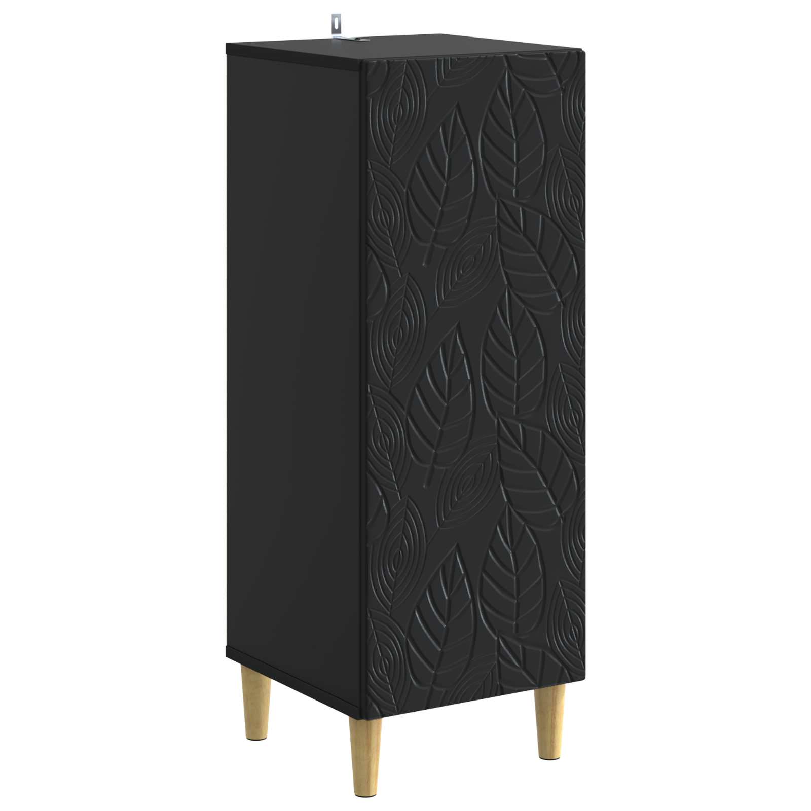 vidaXL Bufet Negru 33 x 34,5 x 90 cm Lemn prelucrat