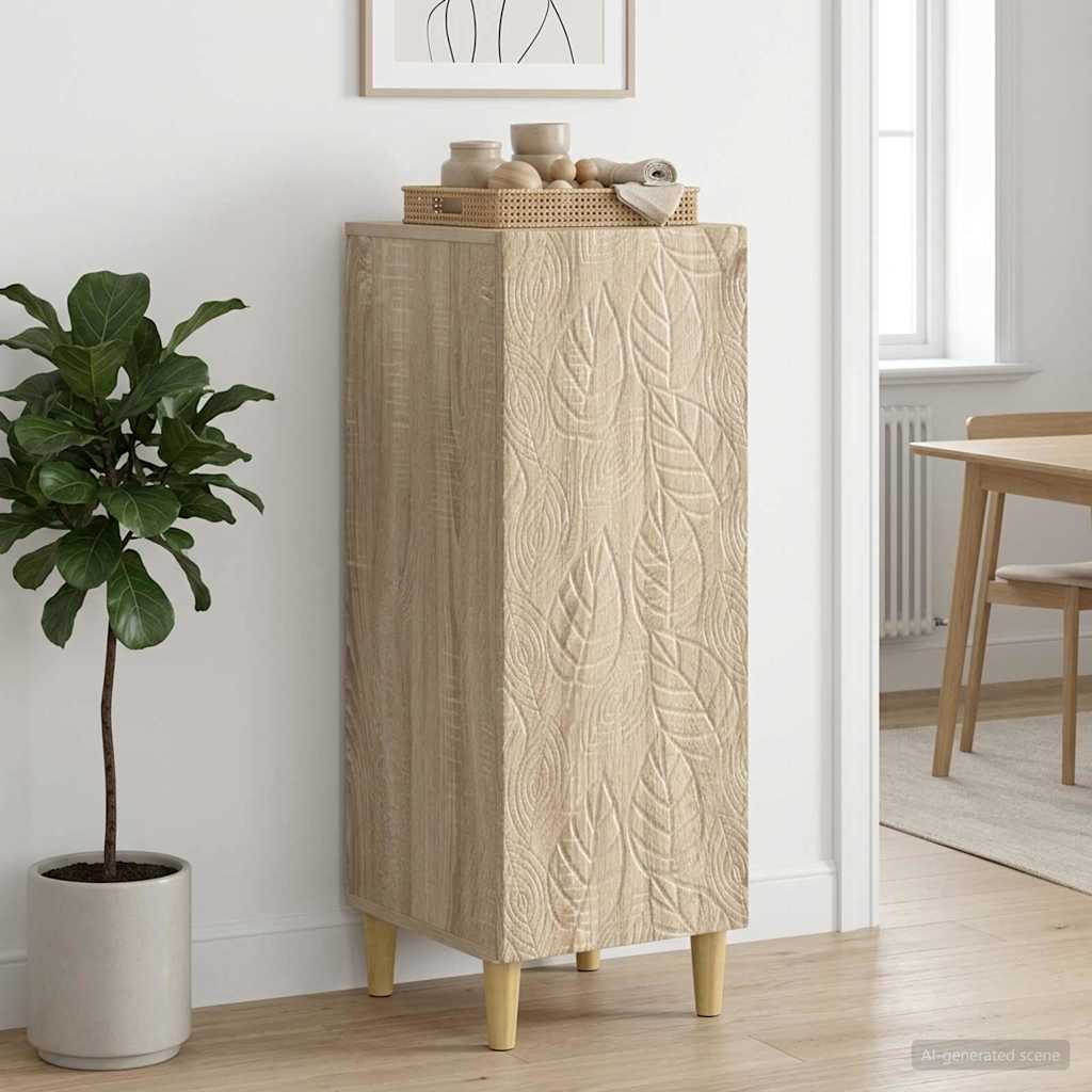 Strani šal Sonoma hrast 33 x 34,5 x 90 cm Inženirski les