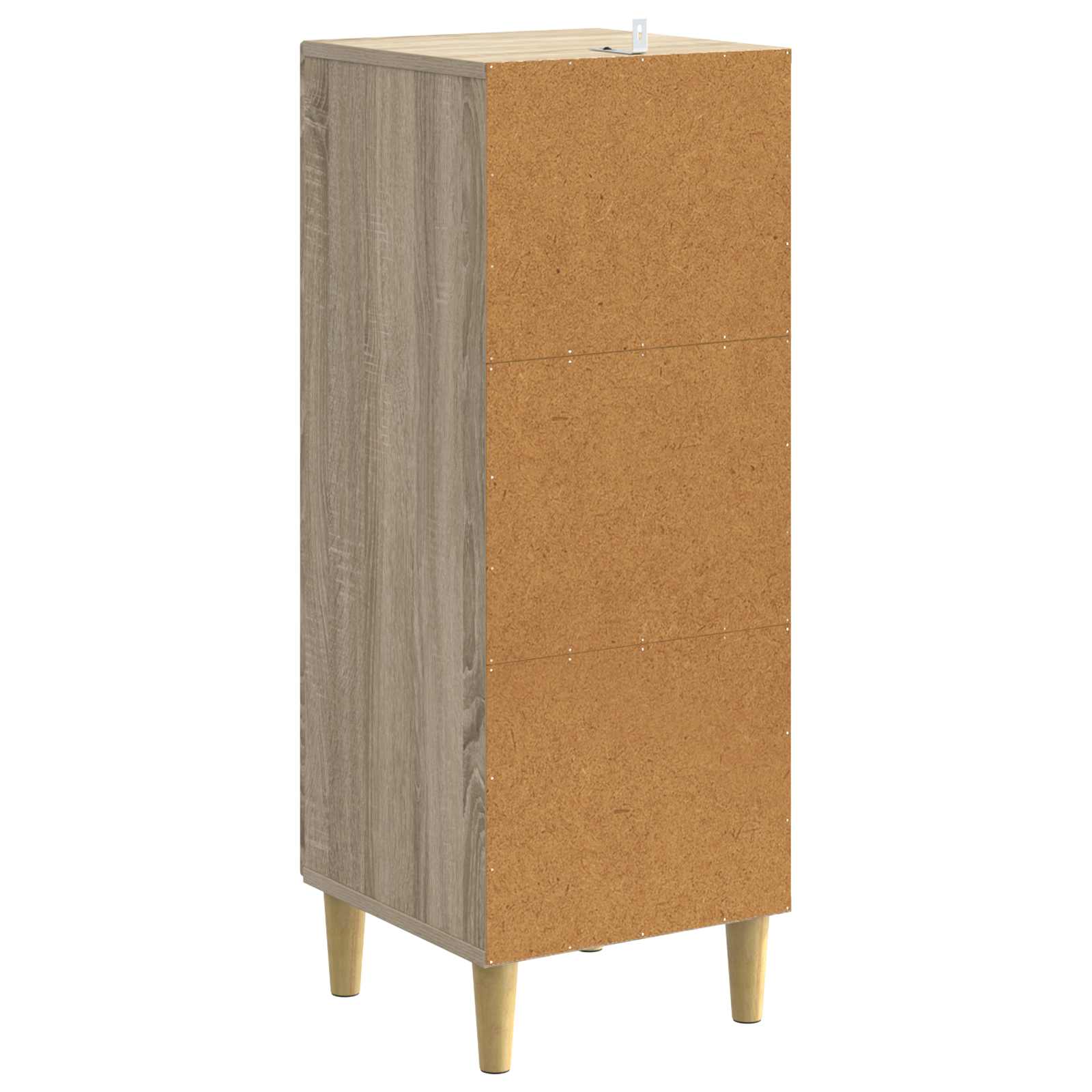 Strani šal Sonoma hrast 33 x 34,5 x 90 cm Inženirski les - slika 7