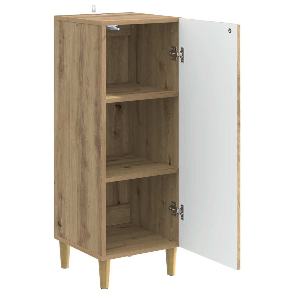 Sideboard 33 x 34,5 x 90 cm Konstrueret træ - Billede 4
