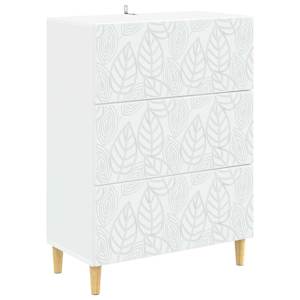 Predalna omara Bela 66 x 34,5 x 90 cm Inženirski les