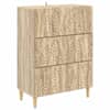 vidaXL Sahtlib&uuml;roo Sonoma tamm 66 x 34,5 x 90 cm Tehispuit