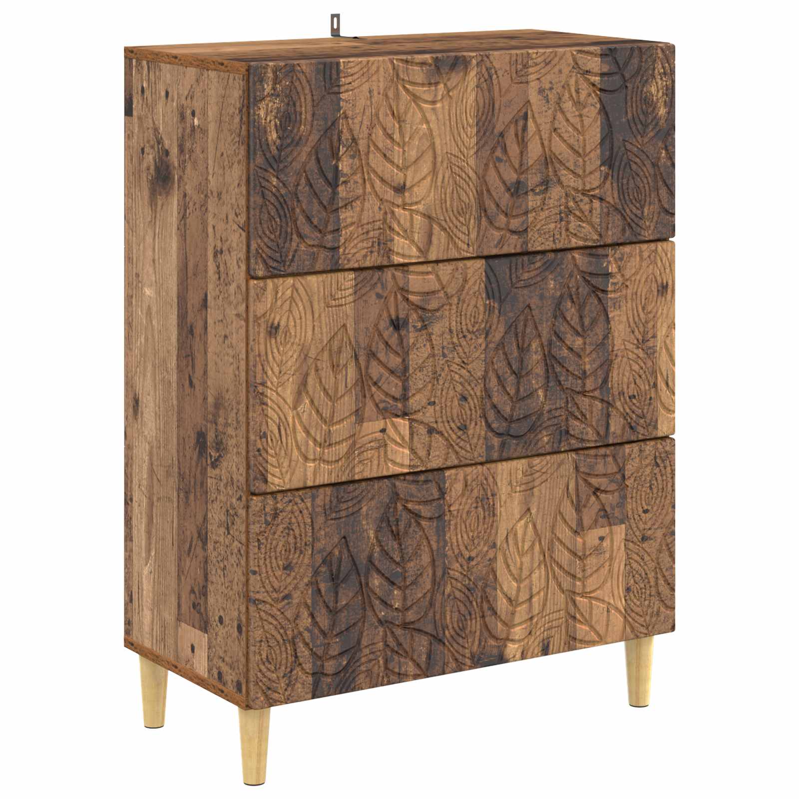 Ντουλάπι με Συρτάρια Παλαιωμένο ξύλο 66 x 34,5 x 90 εκ