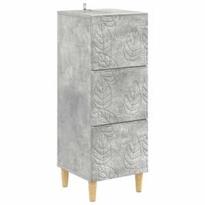Predalna omara Betonsko siva 33 x 34,5 x 90 cm Inženirski les