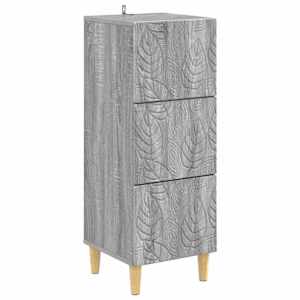 Predalna omara Siva Sonoma 33 x 34,5 x 90 cm Inženirski les