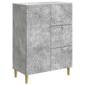 Servírovací skříň Betonově šedá 66 x 34,5 x 90 cm - obrázek 1