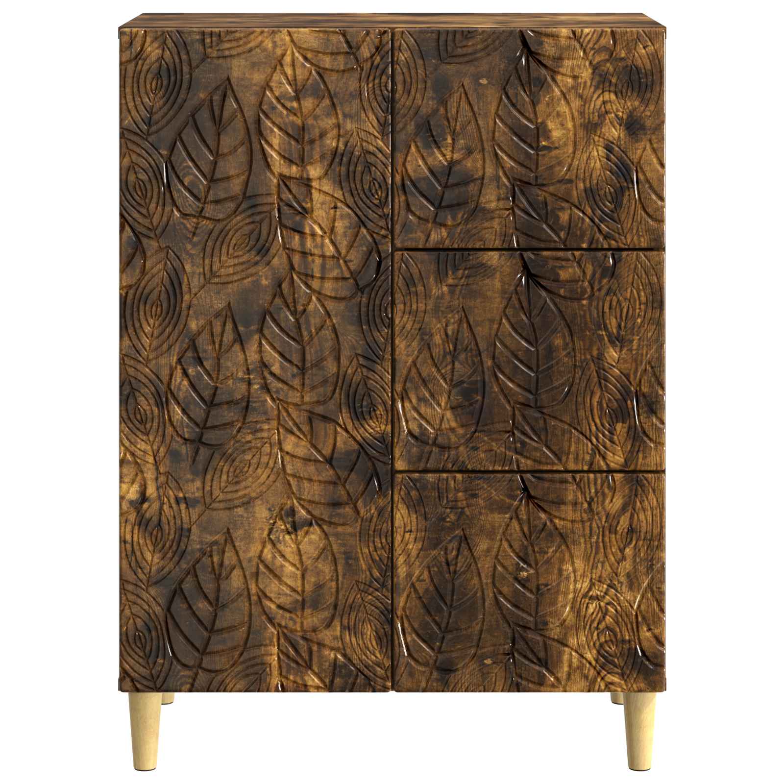 Strani šal Dimljen hrast 66 x 34,5 x 90 cm Inženirski les - slika 5