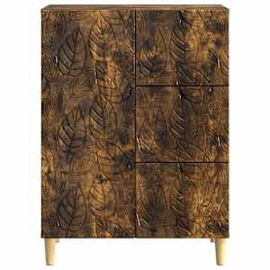 Servírovací skříň Kouřový dub 66 x 34,5 x 90 cm - obrázek 3