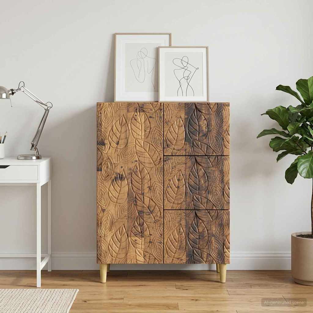 Strani šal Star les 66 x 34,5 x 90 cm Inženirski les - slika 3