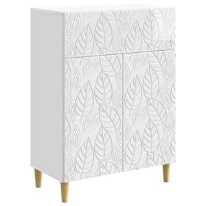 Servírovací skříň Bílá s vysokým leskem 66 x 34,5 x 90 cm - obrázek 1