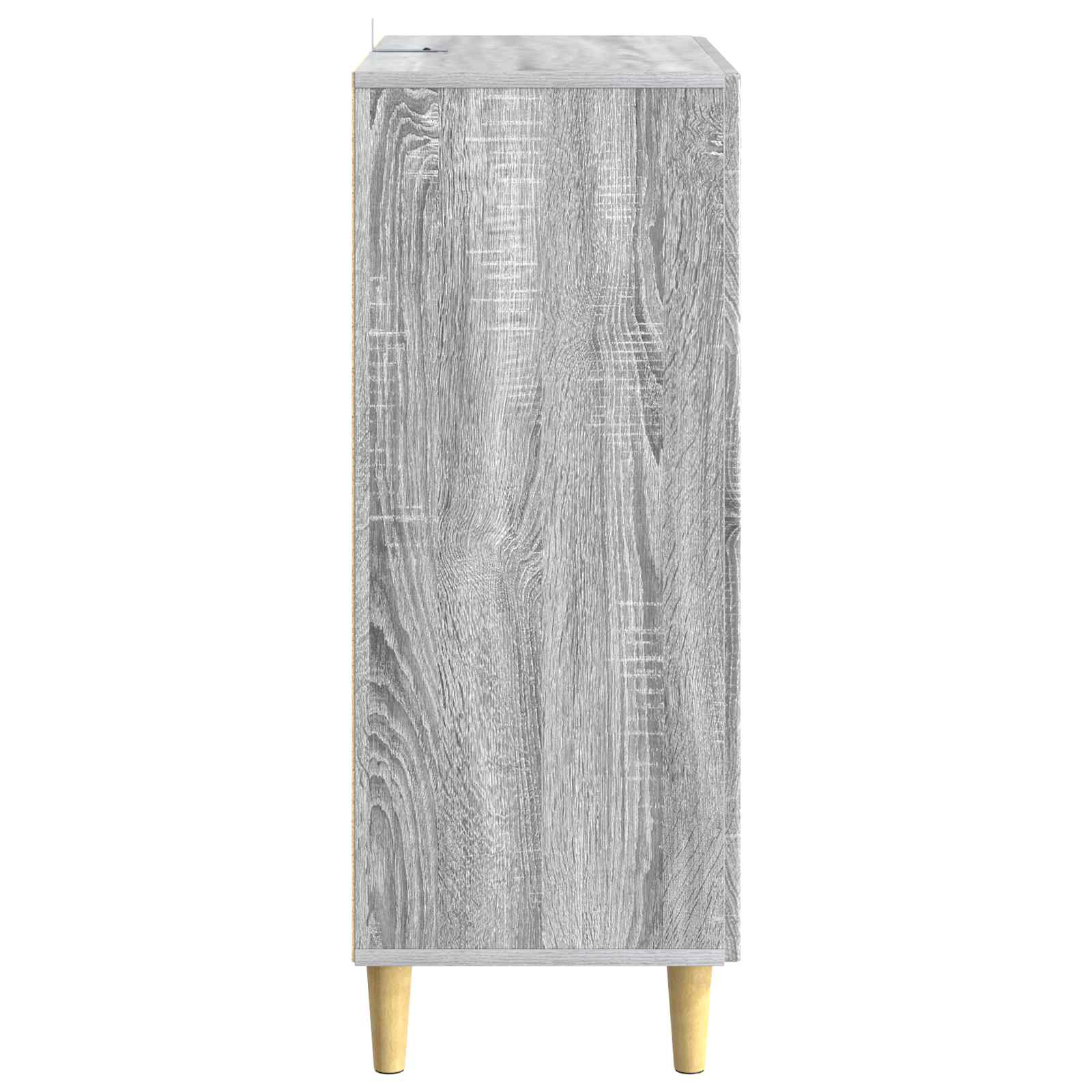 Strani šal Siva Sonoma 66 x 34,5 x 90 cm Inženirski les - slika 6