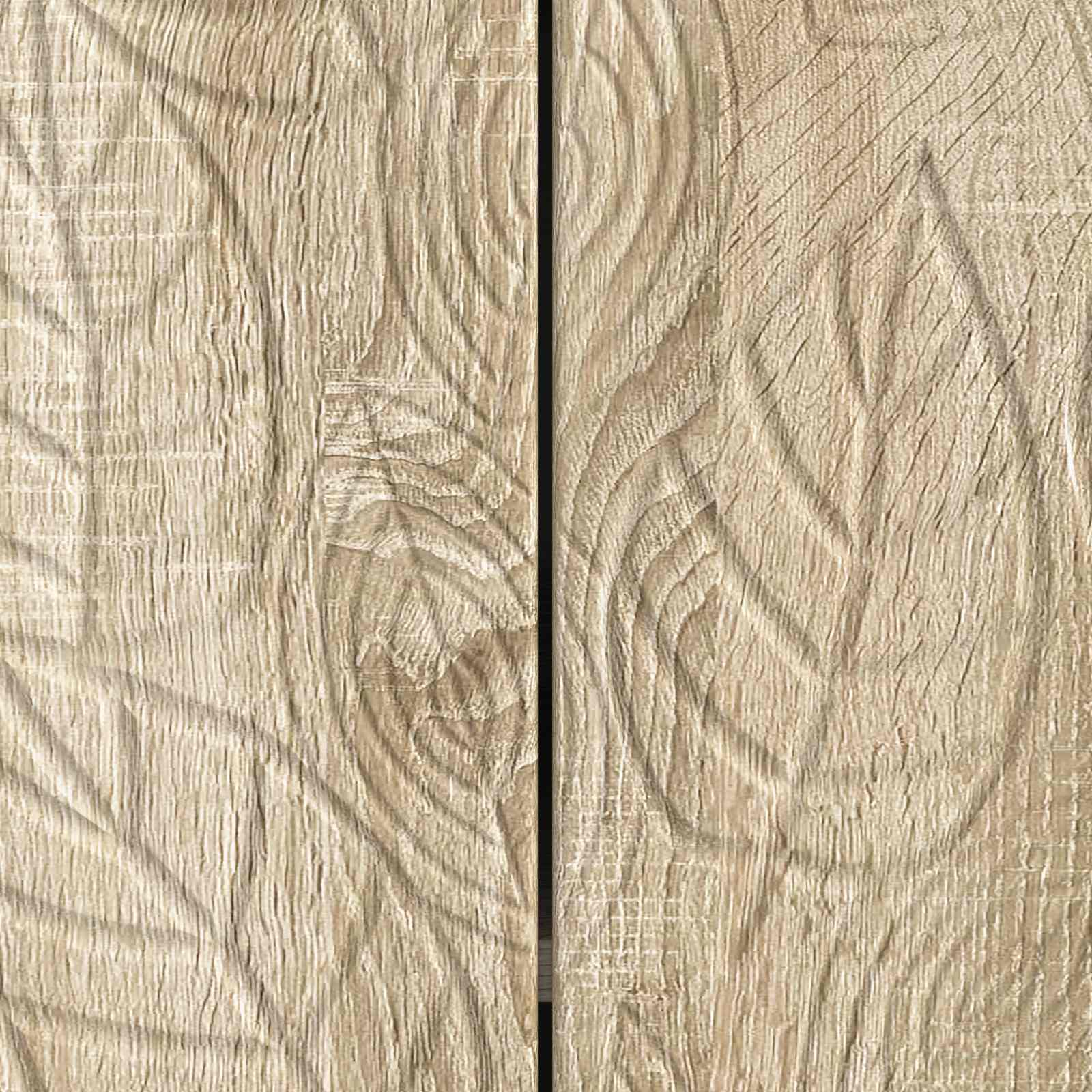 Strani šal Sonoma hrast 89 x 34,5 x 80 cm Inženirski les - slika 7
