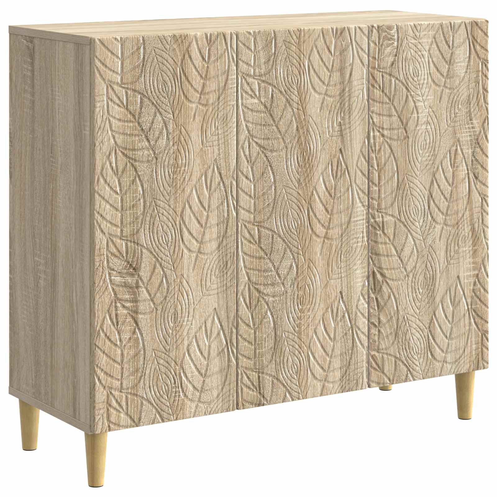 Strani šal Sonoma hrast 89 x 34,5 x 80 cm Inženirski les