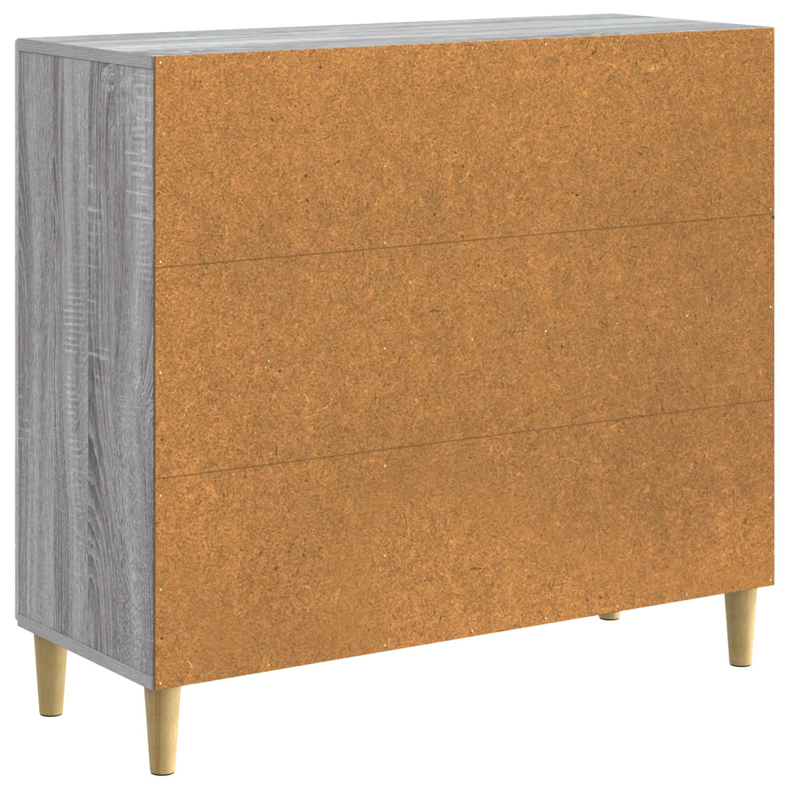 Strani šal Siva Sonoma 89 x 34,5 x 80 cm Inženirski les - slika 5