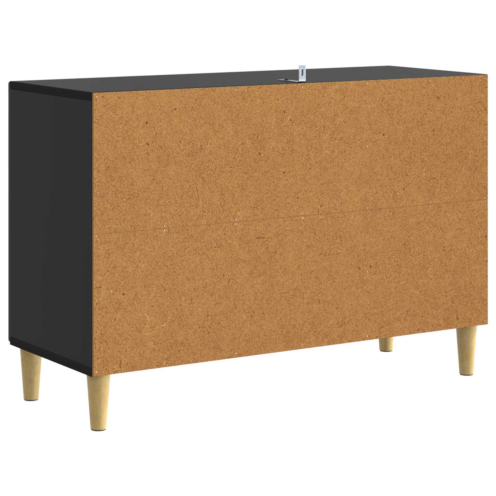 Strani šal Črna 89 x 34,5 x 60 cm Inženirski les - slika 5