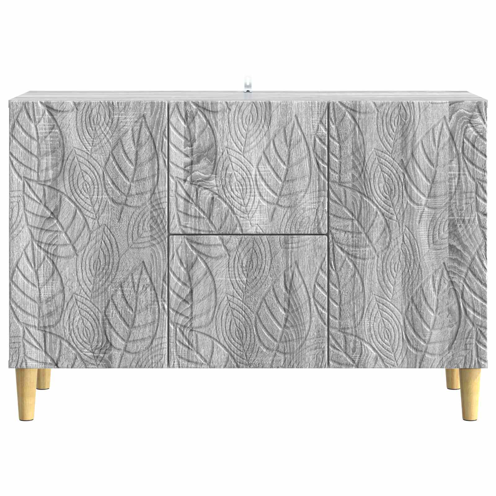 Strani šal Siva Sonoma 89 x 34,5 x 60 cm Inženirski les - slika 3