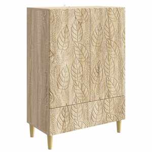 Strani šal Sonoma hrast 66 x 34,5 x 95 cm Inženirski les