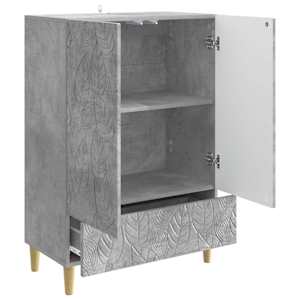 Servírovací skříň Betonově šedá 66 x 34,5 x 95 cm - obrázek 2