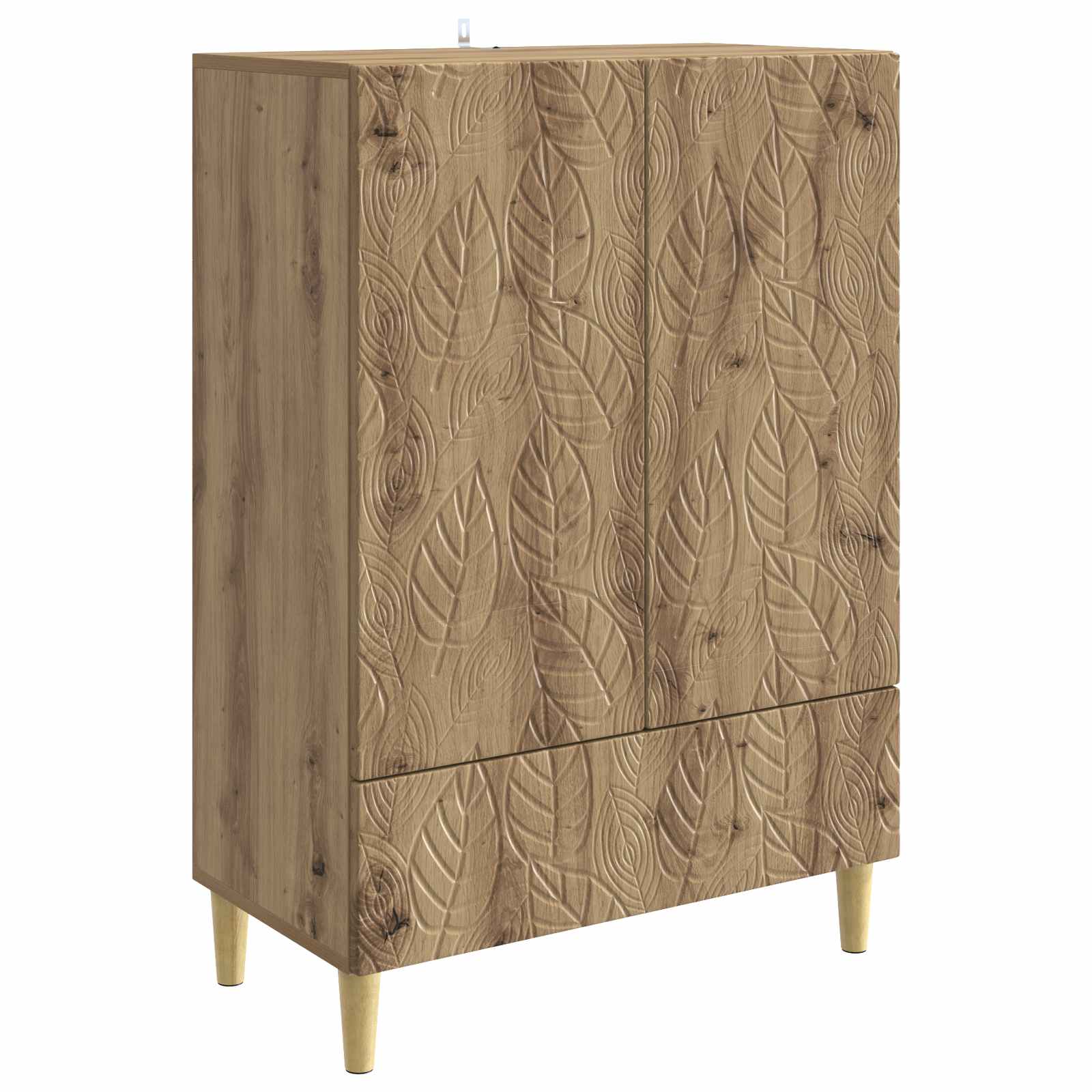 Strani šal Artisan hrast 66 x 34,5 x 95 cm Inženirski les