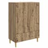 vidaXL K&otilde;ide Artisan tamm 66 x 34,5 x 95 cm Tehispuit