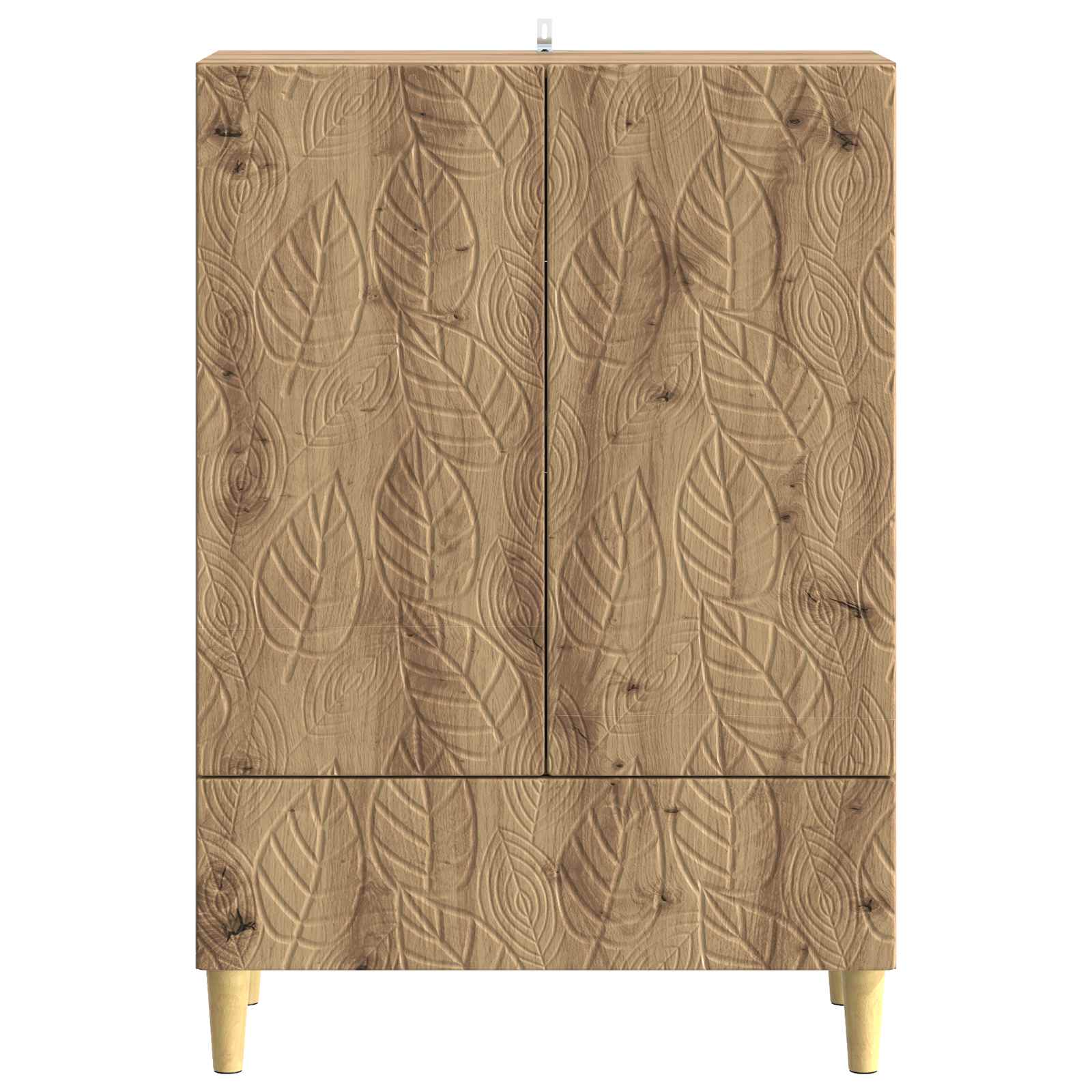 Strani šal Artisan hrast 66 x 34,5 x 95 cm Inženirski les - slika 3