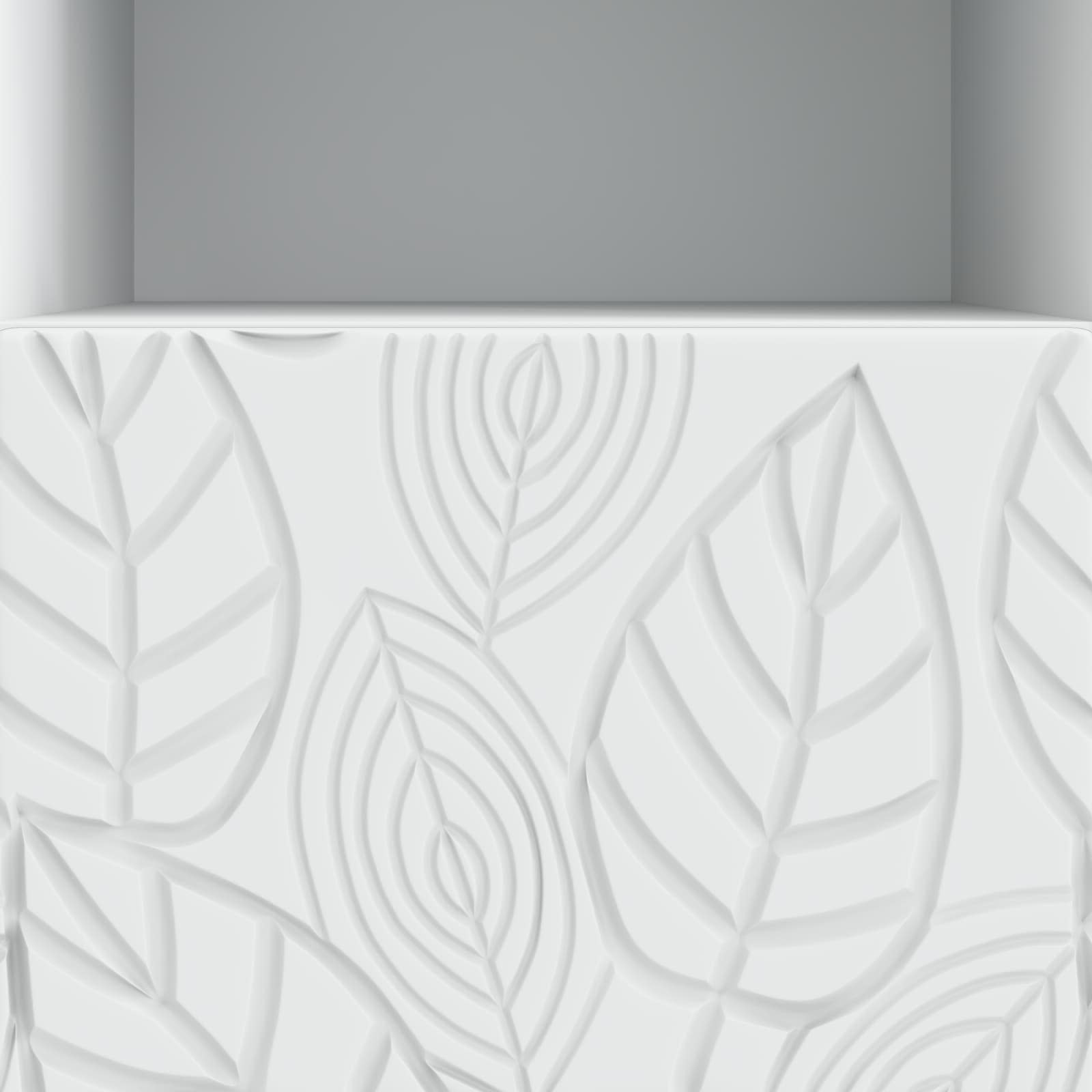 TV omarica 102 x 34,5 x 50 cm Bela Inženirski les - slika 7