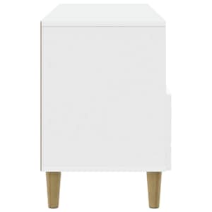 Televizní skříň 102 x 34,5 x 50 cm Bílá Kompozitní dřevo - obrázek 4