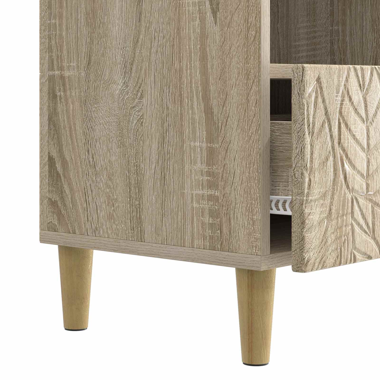 TV omarica 102 x 34,5 x 50 cm Sonoma hrast Inženirski les - slika 6