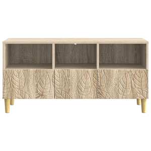 Televizní skříň 102 x 34,5 x 50 cm Dub sonoma Kompozitní dřevo - obrázek 3