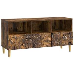 TV omarica 102 x 34,5 x 50 cm Dimljen hrast Inženirski les
