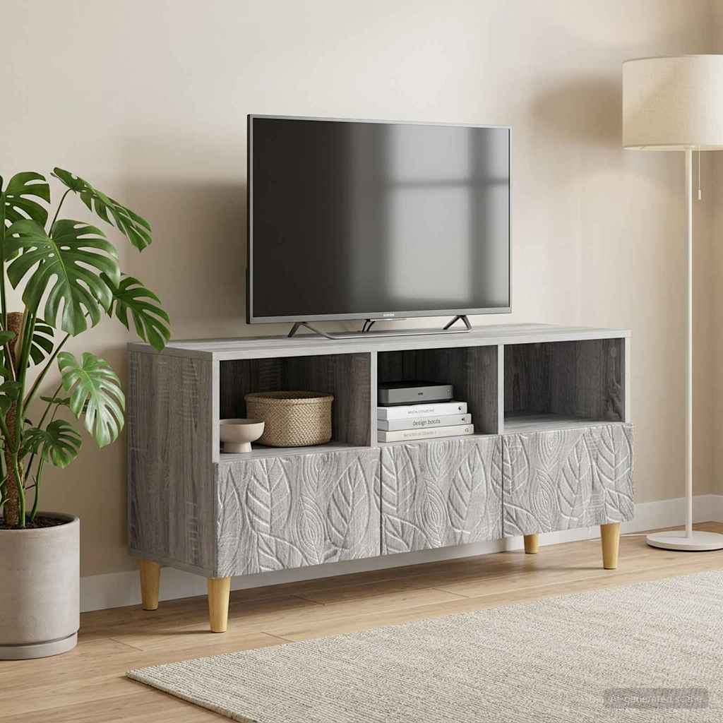 vidaXL Cabinet TV 102 x 34,5 x 50 cm Sonoma gri Lemn prelucrat