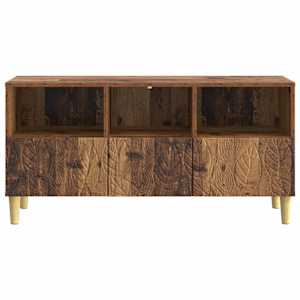 Televizní skříň 102 x 34,5 x 50 cm Staré dřevo Kompozitní dřevo - obrázek 3