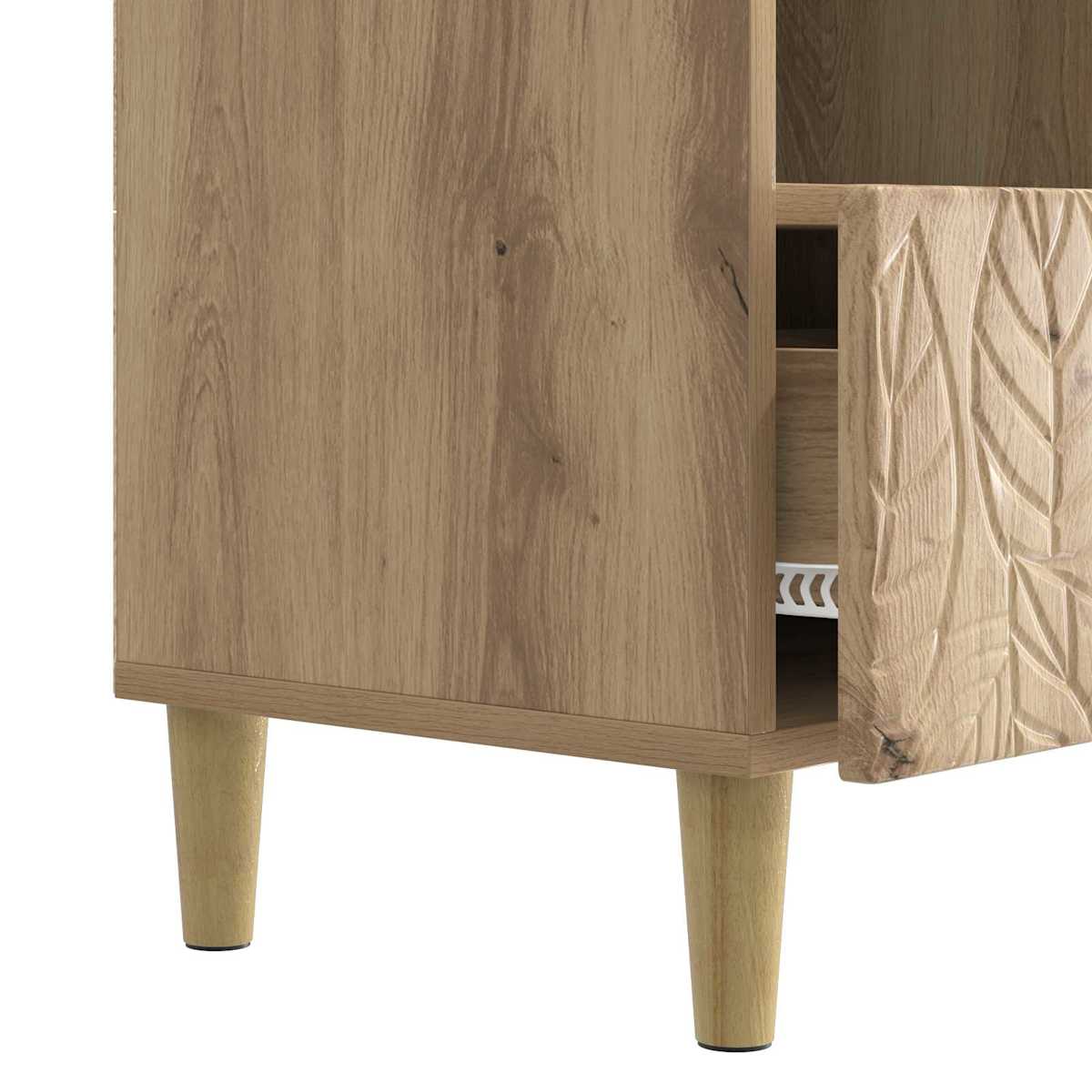 TV-skab 102 x 34,5 x 50 cm Konstrueret træ - Billede 8