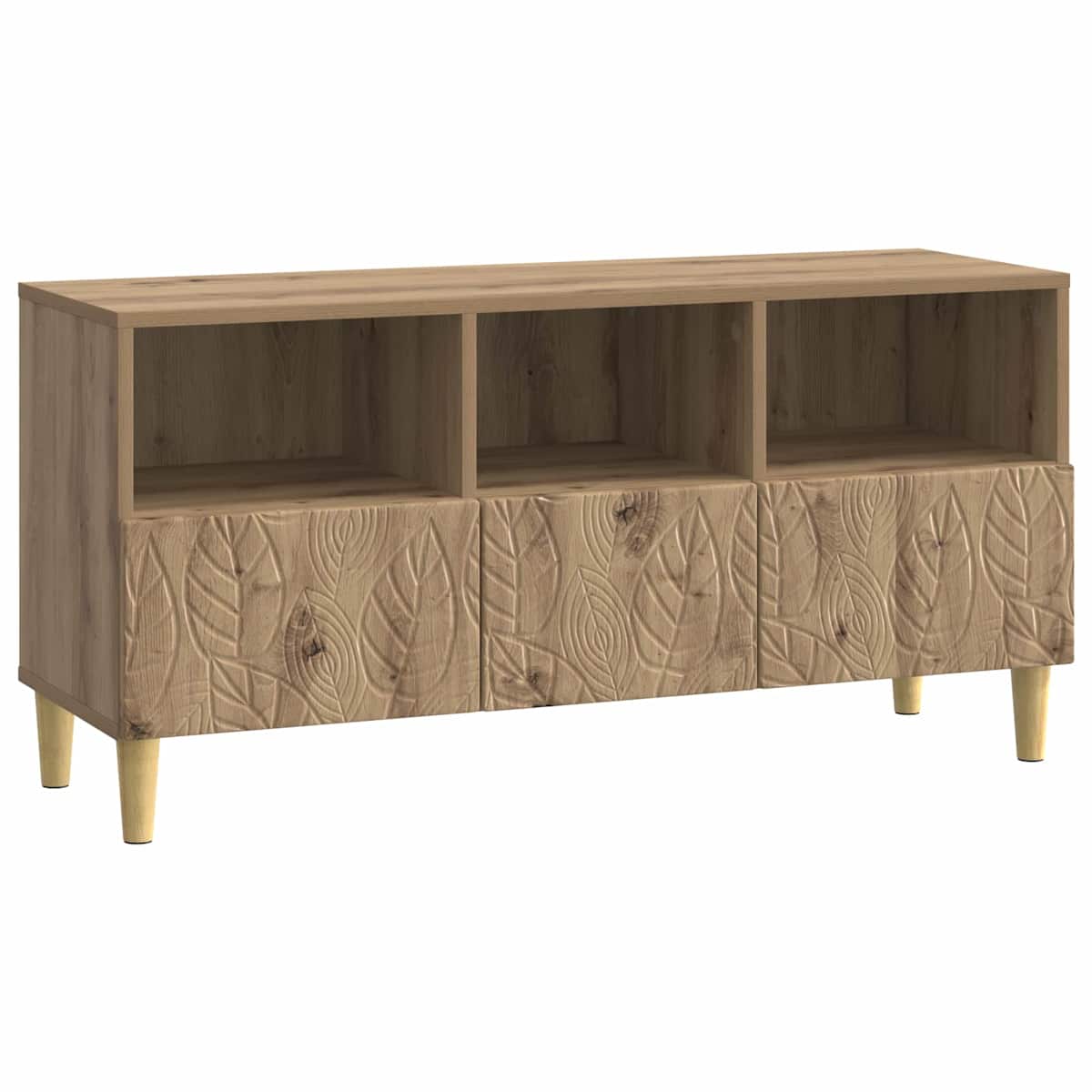 TV-skab 102 x 34,5 x 50 cm Konstrueret træ - Billede 2