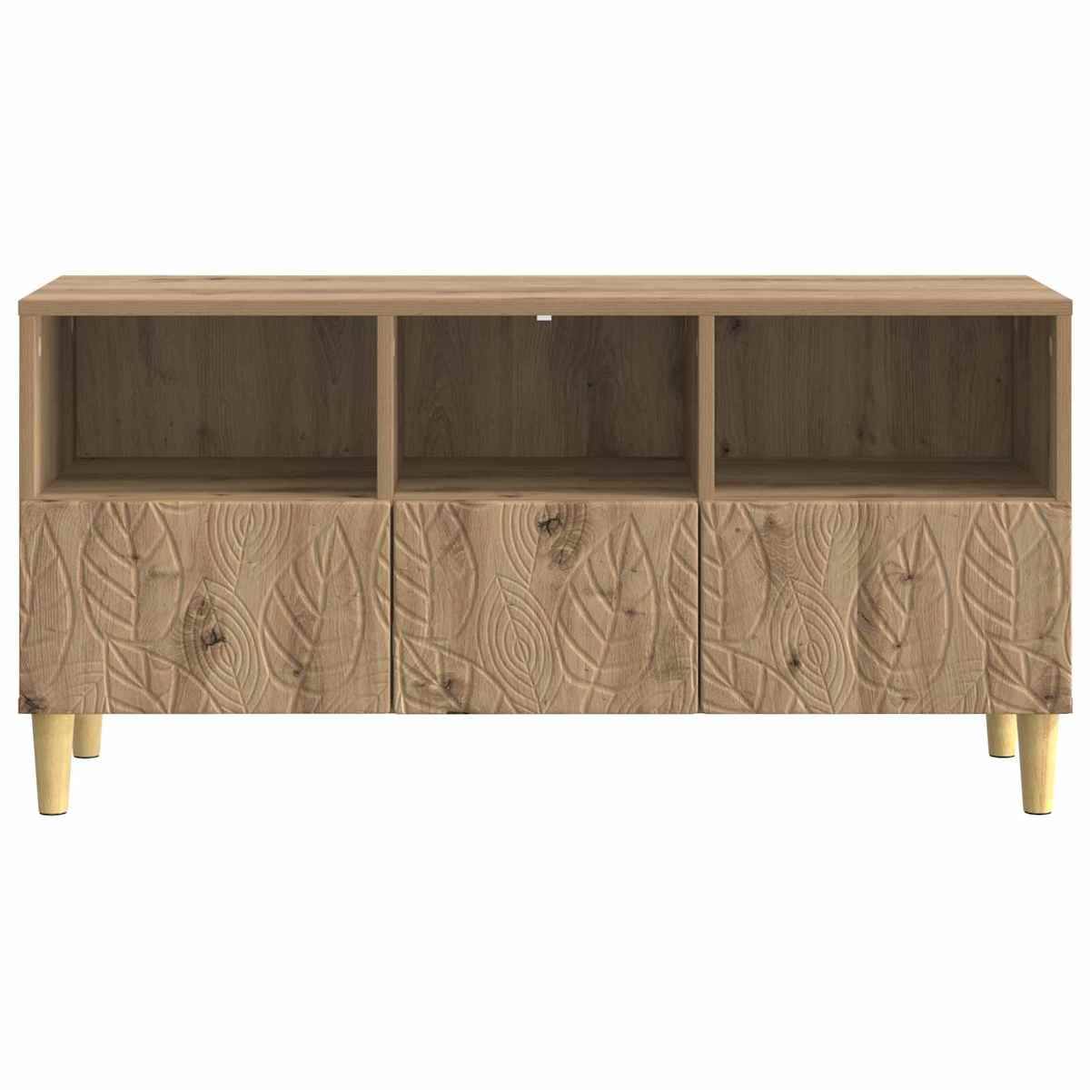 TV-skab 102 x 34,5 x 50 cm Konstrueret træ - Billede 5