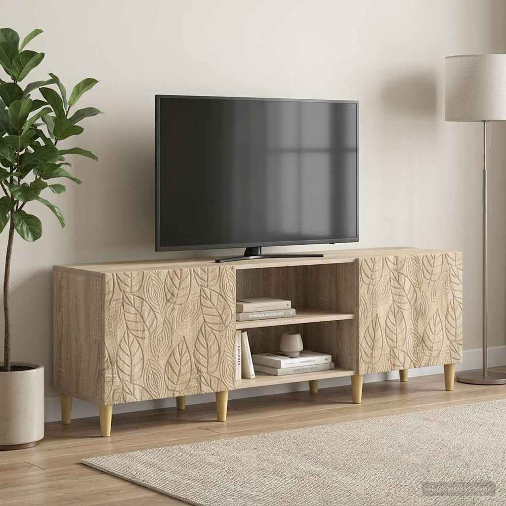 vidaXL Cabinet TV 150 x 31 x 50 cm Stejar Sonoma Lemn prelucrat