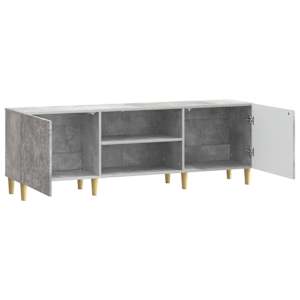 Televizní skříň 150 x 31 x 50 cm Betonově šedá Kompozitní dřevo - obrázek 2