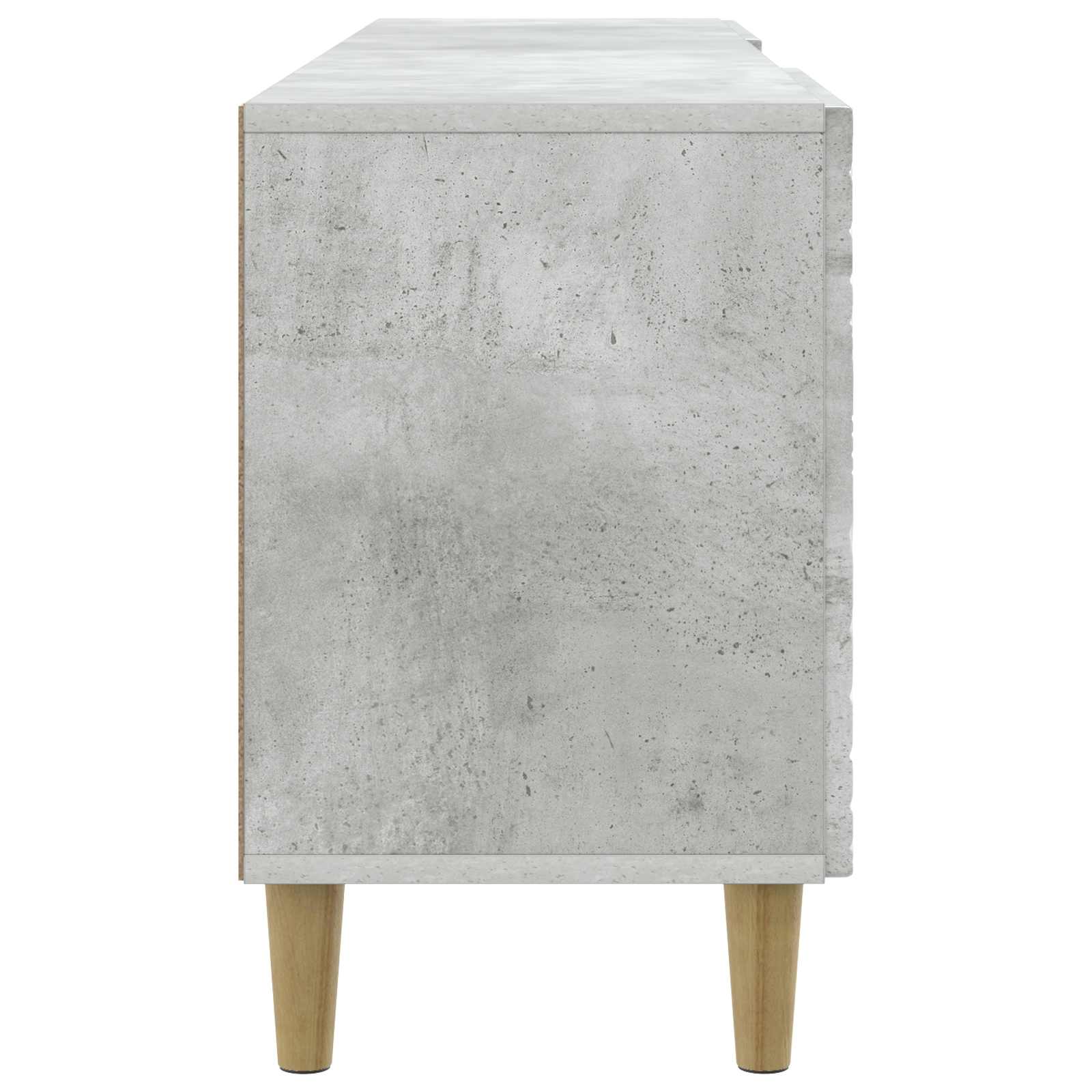TV omarica 150 x 31 x 50 cm Betonsko siva Inženirski les - slika 4