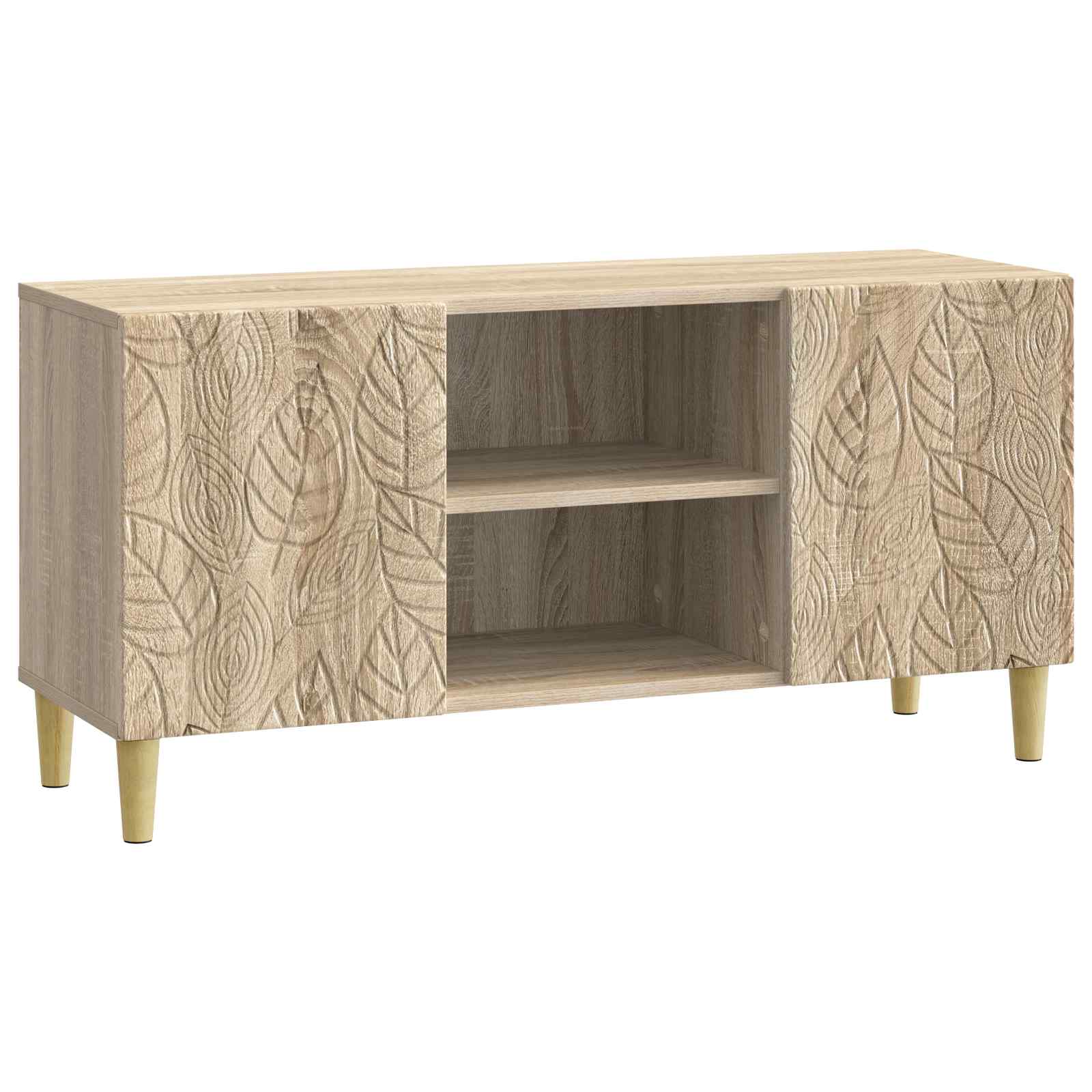 vidaXL Cabinet TV 102 x 34,5 x 50 cm Stejar Sonoma Lemn prelucrat