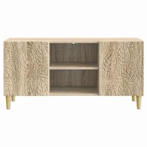 Televizní skříň 102 x 34,5 x 50 cm Dub sonoma Kompozitní dřevo - obrázek 3