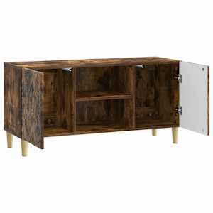Televizní skříň 102 x 34,5 x 50 cm Kouřový dub Kompozitní dřevo - obrázek 2