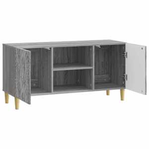 Televizní skříň 102 x 34,5 x 50 cm Šedý Sonoma Kompozitní dřevo - obrázek 2