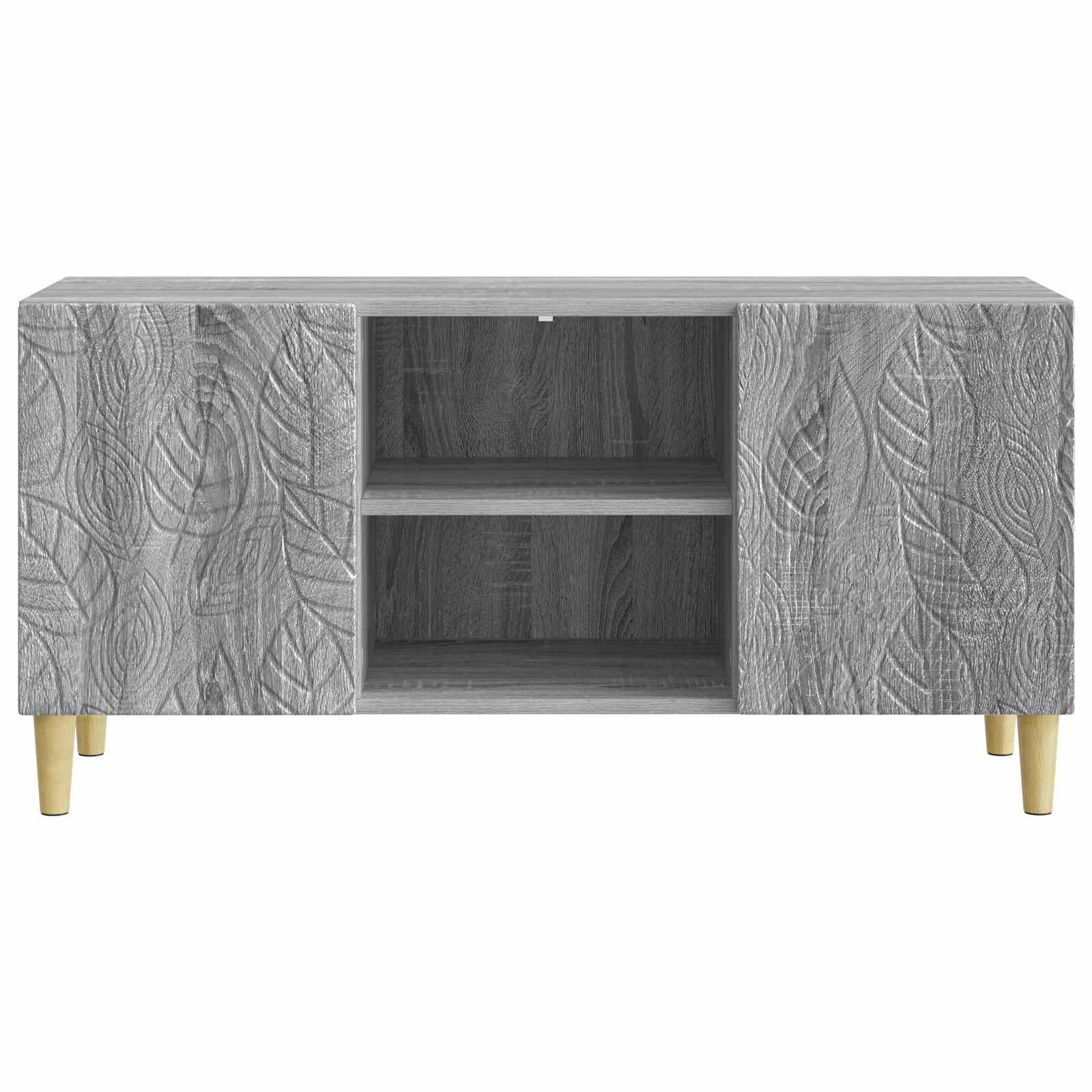 TV omarica 102 x 34,5 x 50 cm Siva Sonoma Inženirski les - slika 3