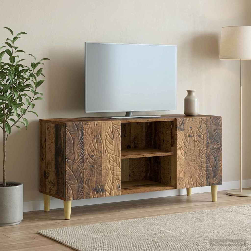 vidaXL Cabinet TV 102 x 34,5 x 50 cm Lemn vechi Lemn prelucrat